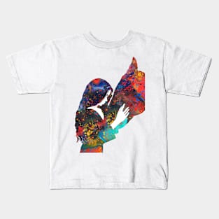 Girl with horse Kids T-Shirt